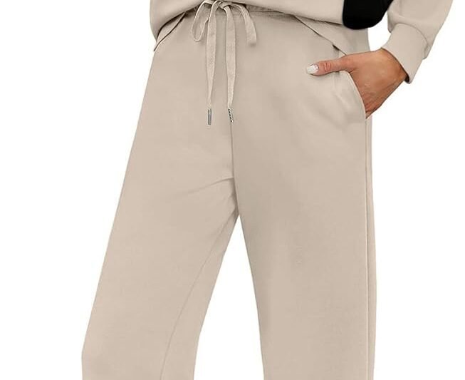 WIHOLL Lounge Sets for Women 2 Piece Travel Vacation Outfits Fall Sweatsuit Tracksuit