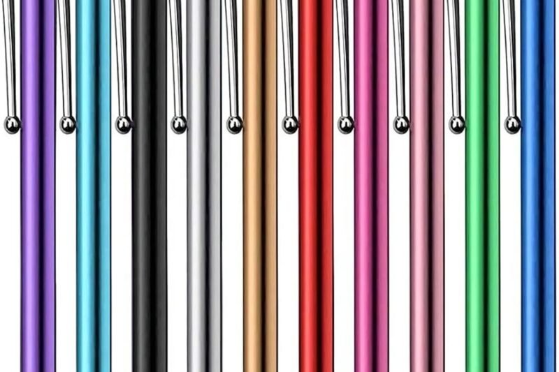 Stylus Pen [10 Pack] Universal Capacitive Touch Screen Pens for Tablets, iPad Mini, iPad Pro, iPad Air, Smartphones, Samsung Galaxy – Multiple Colors