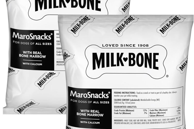 Milk-Bone MaroSnacks Dog Treats, 38 Ounce Refill Packs (Pack of 2)